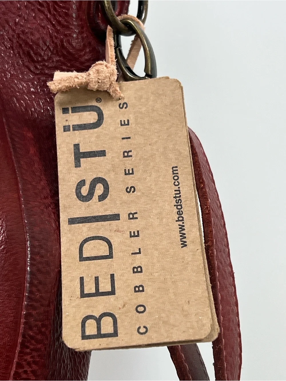 NWT! Bed Stu Eve Bucket Bag Monarch Red